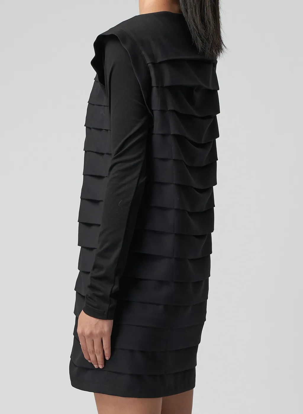 Dress With Horizontal Pleats