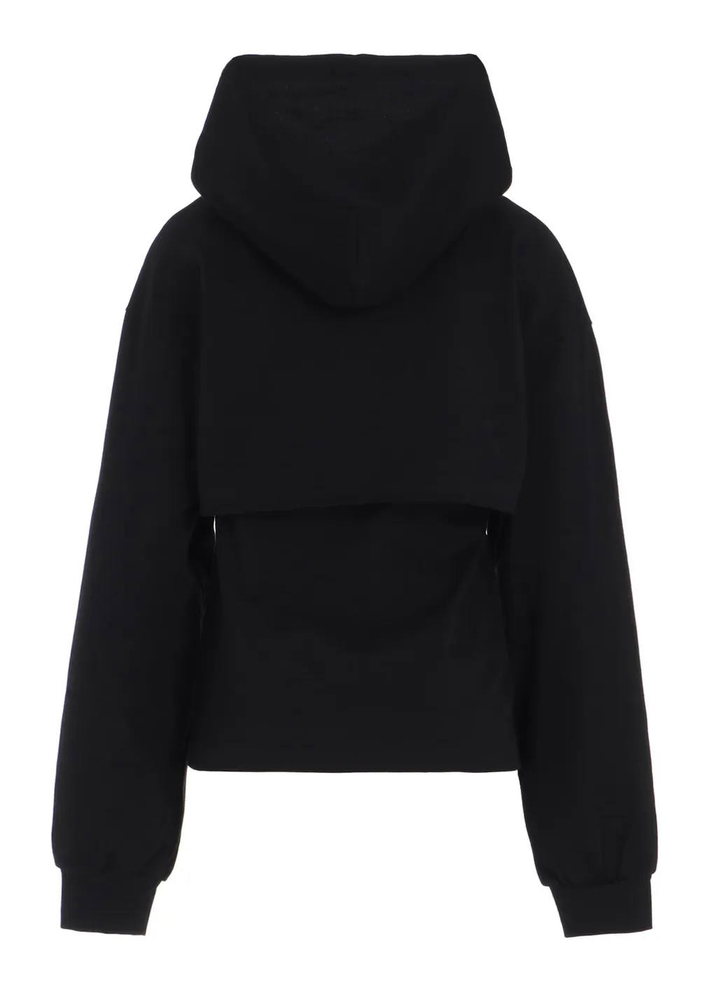 Logo Collage Printed Layered Separate Hoodie