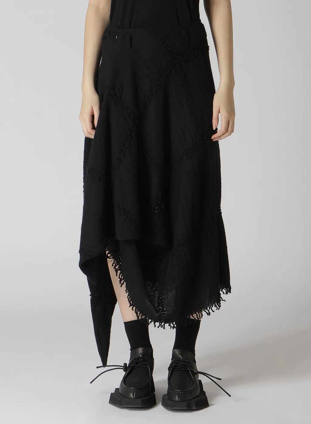 Block Jacquard Thorn Skirt