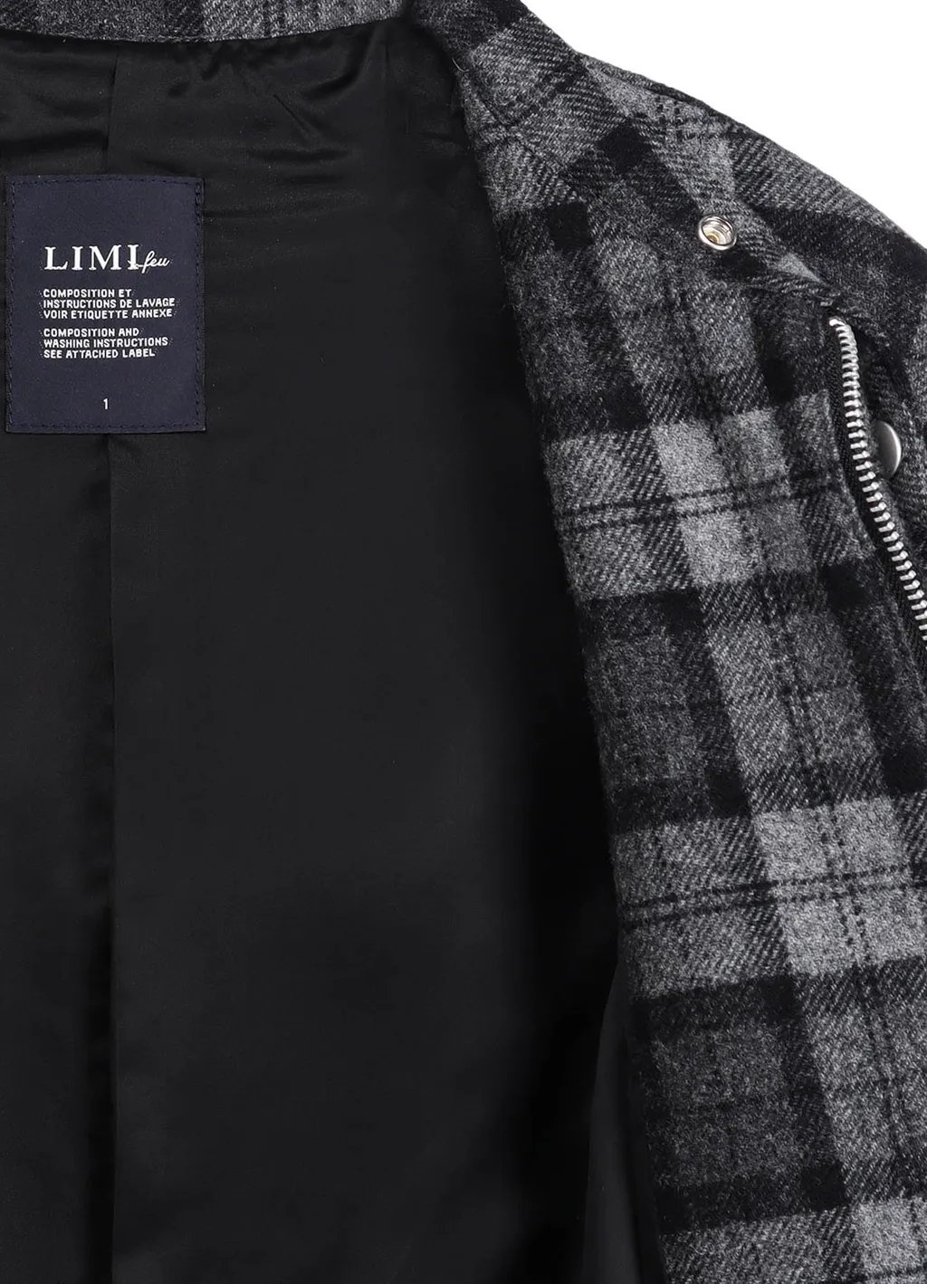 Plaid Flannel Belt Detail Jacket
