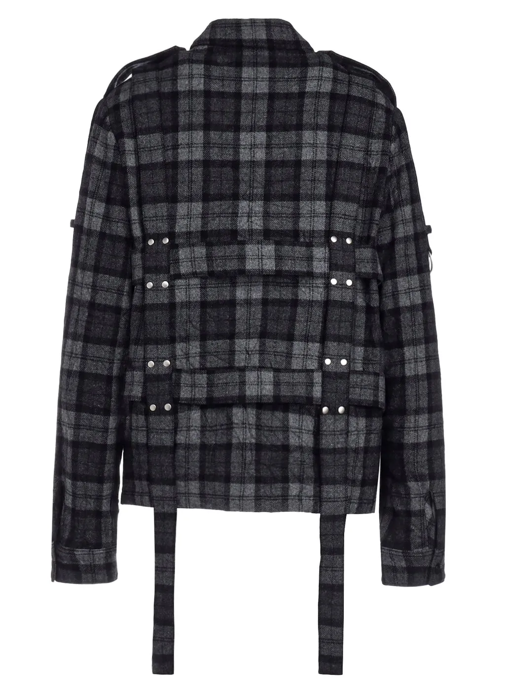 Plaid Flannel Harness Jacket