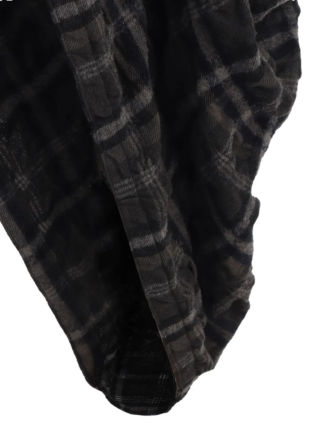 Ink Dyeing Plaid Box Pants B