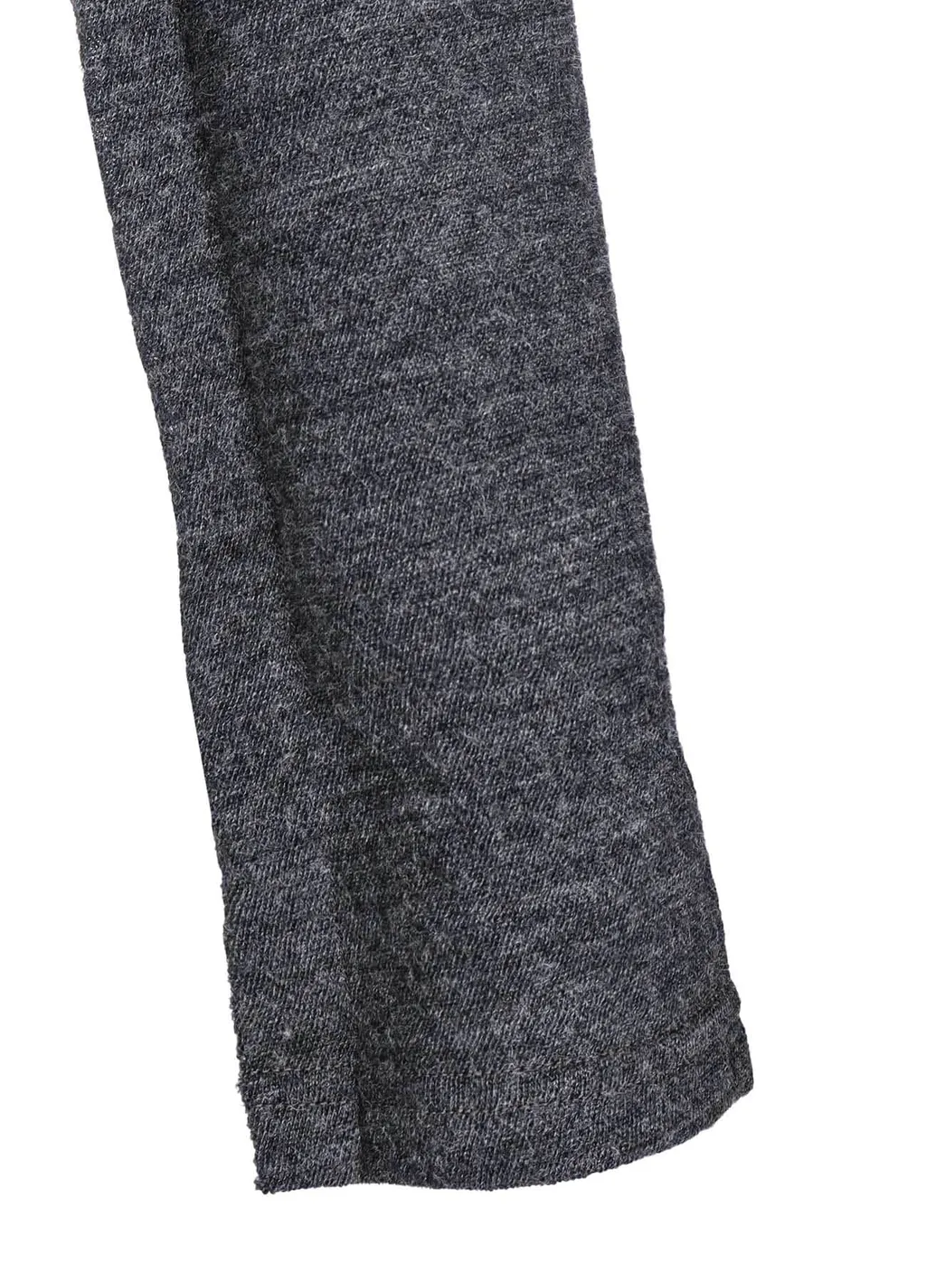Wool Shrink Single Jersey Bustier Detail Long T-Shirt
