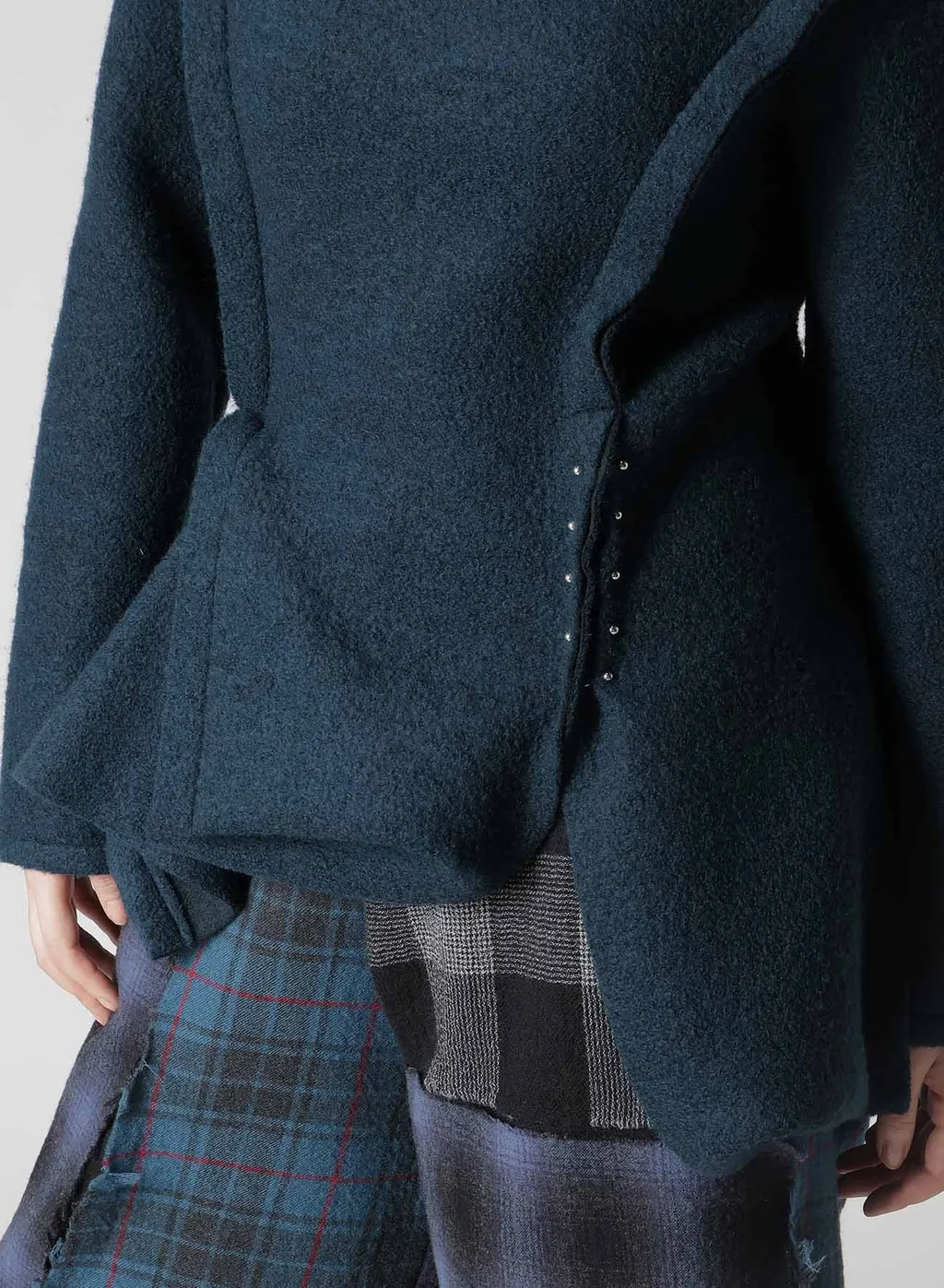 Sheep Pile Square Cutting Pullover