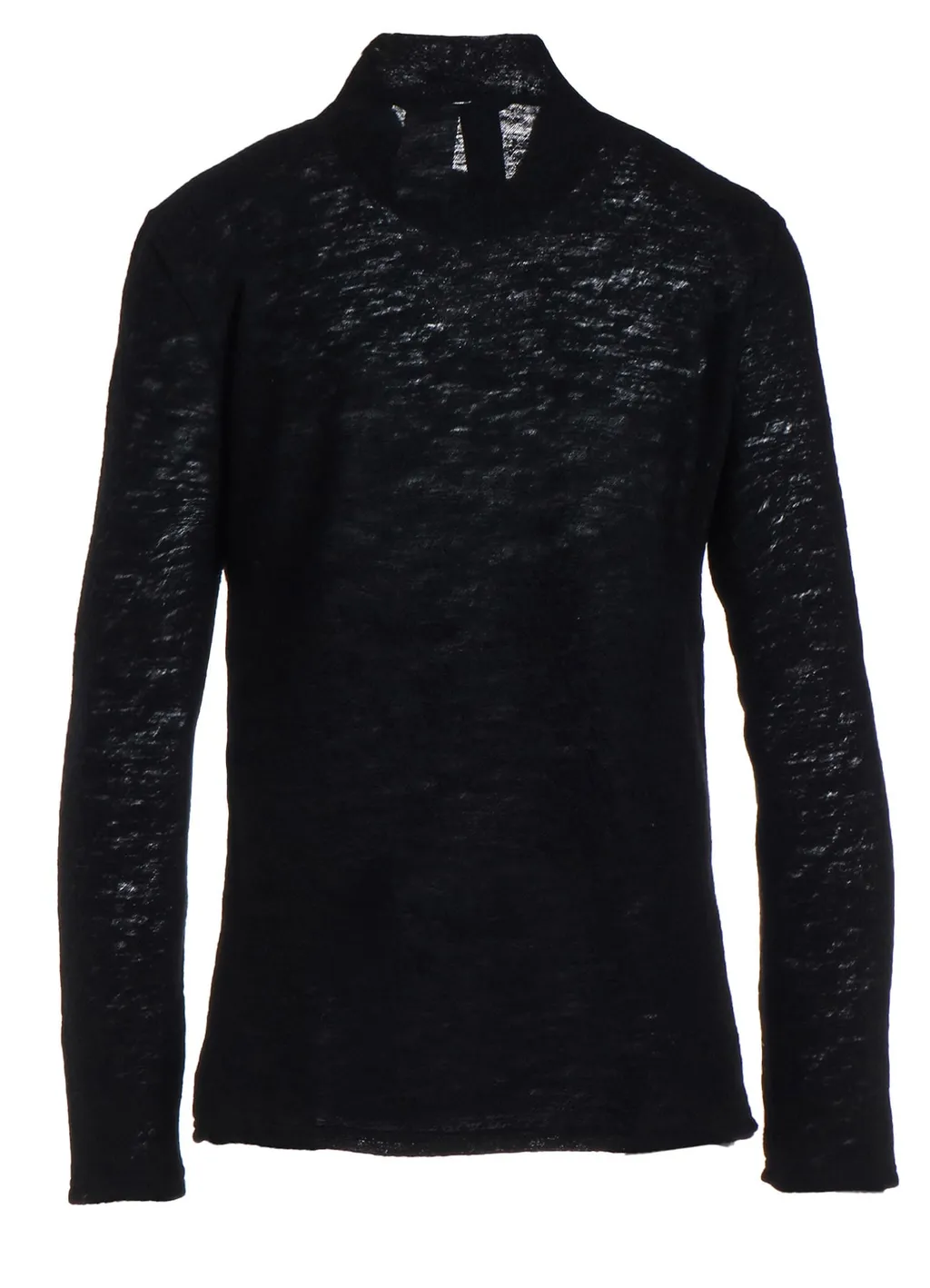 Wool Gauze Single High Neck Pullover
