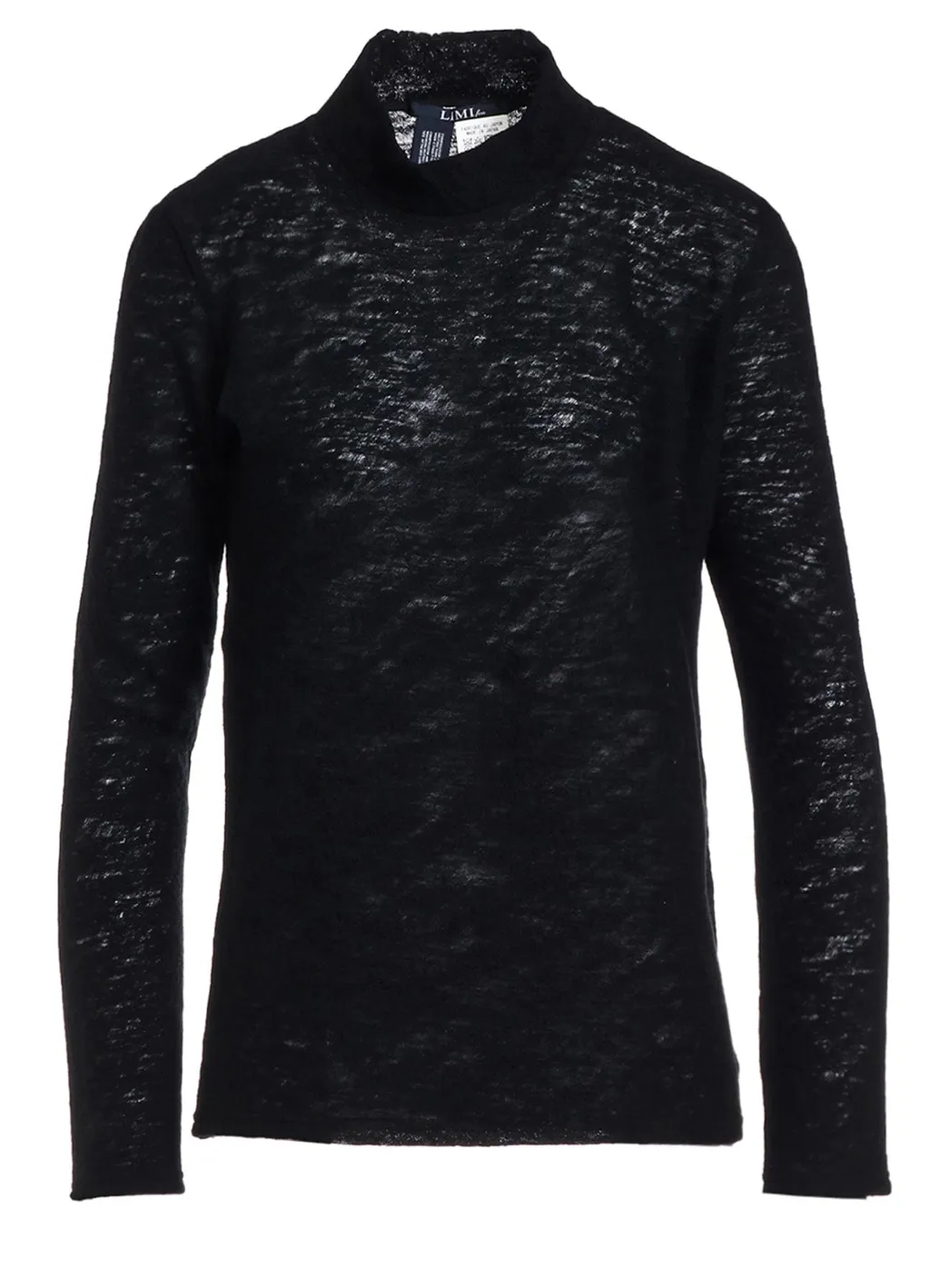 Wool Gauze Single High Neck Pullover