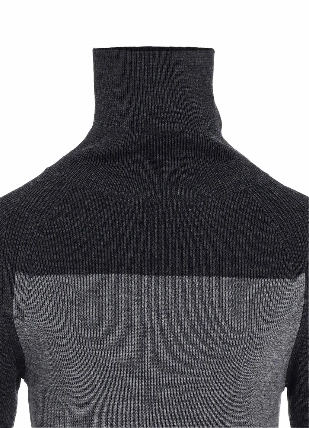 Standard Wool Woshable Plain Stitch Side Tuetle Long Turtle Knitwear