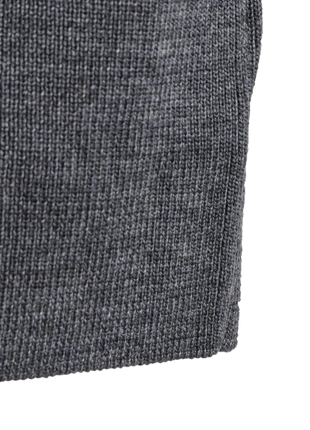 Standard Wool Woshable Plain Stitch Side Tuetle Long Turtle Knitwear