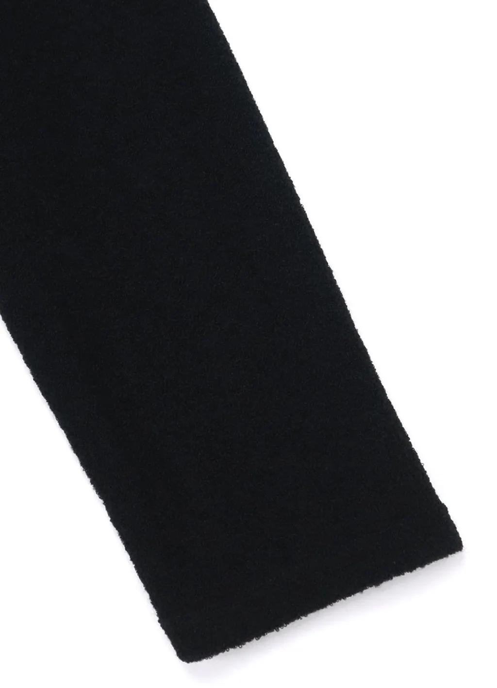 Asymmetric Cut Soft Wool Pile T-Shirt