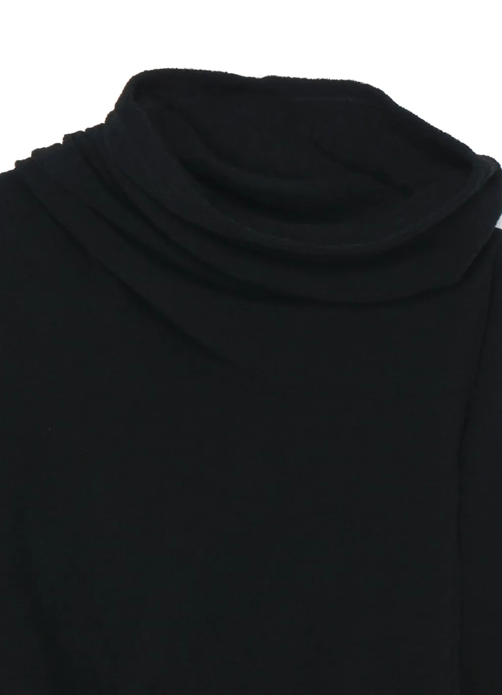 Asymmetric Cut Soft Wool Pile T-Shirt
