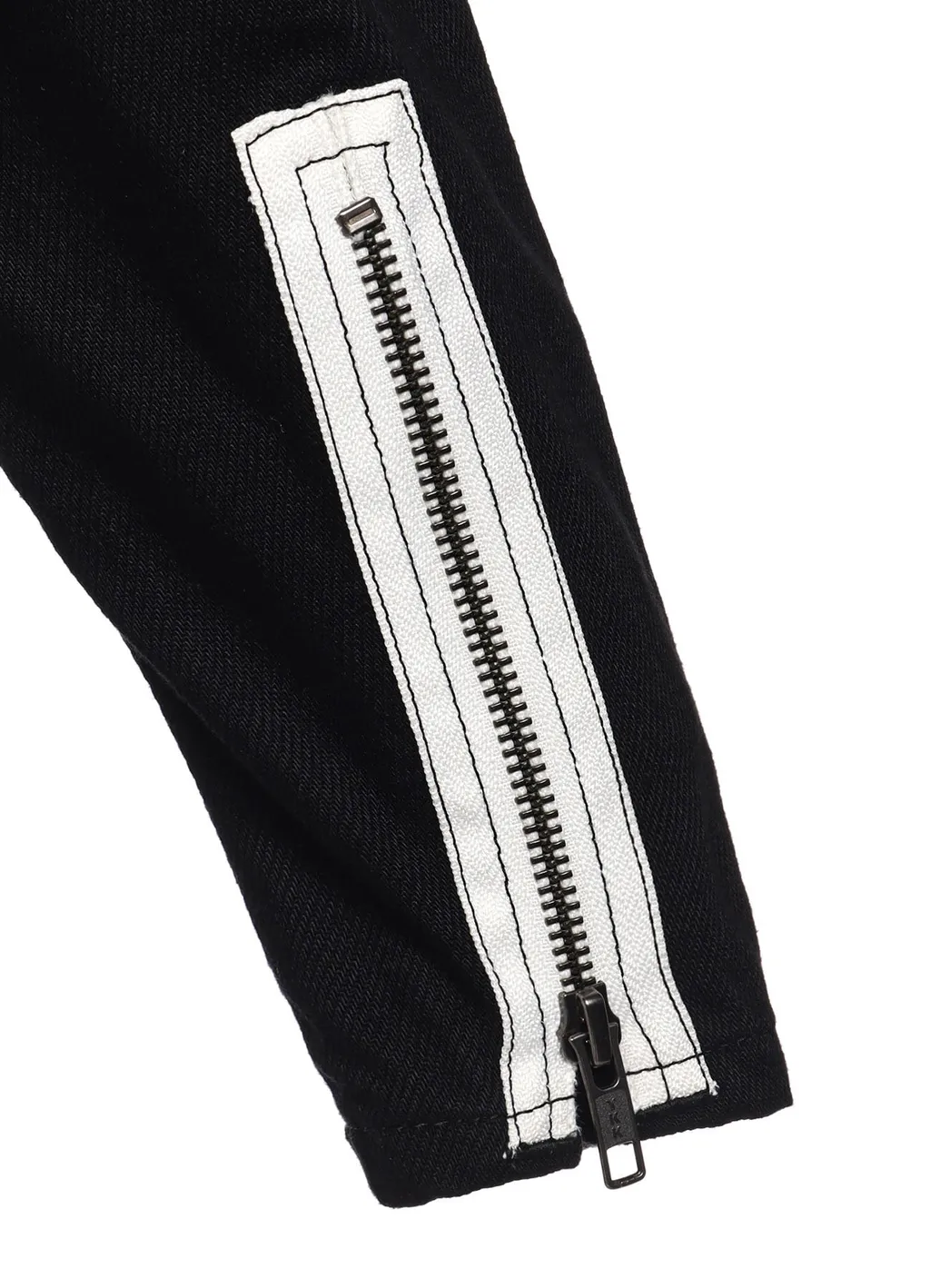 Cotton Drill Belt Detail Biker Jacket