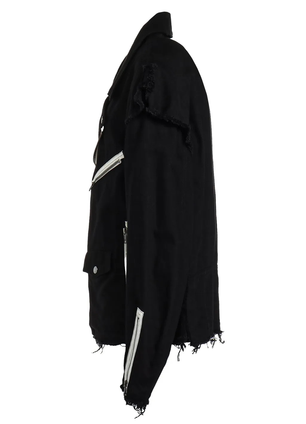 Cotton Drill Biker Jacket