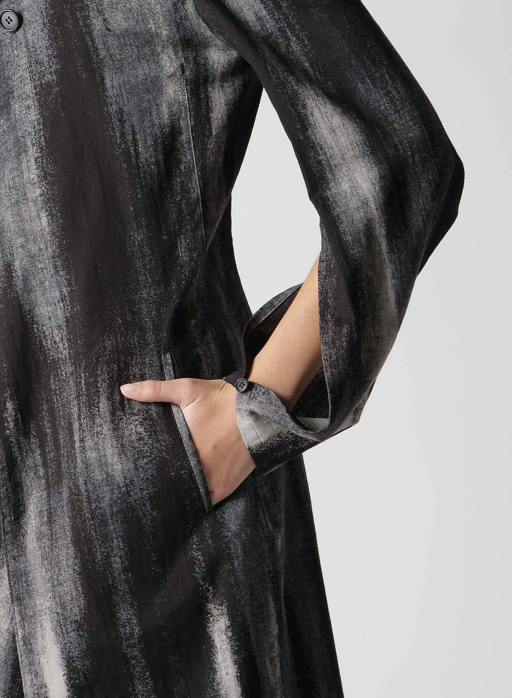 Discharge Pt Denim Open Shoulder Dress
