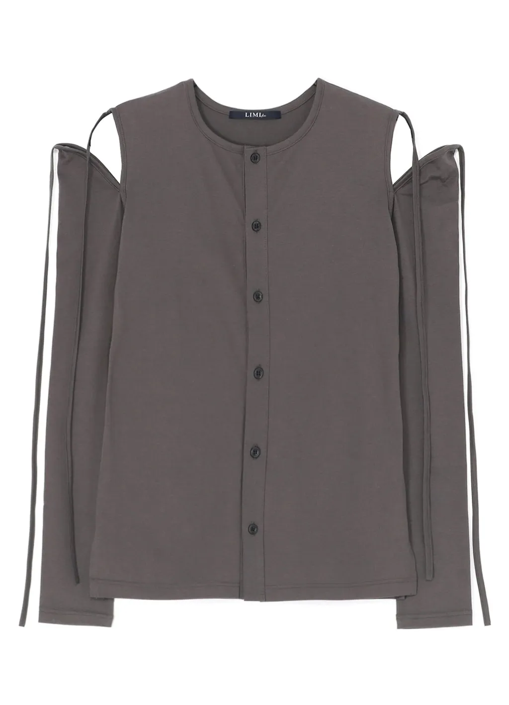 60/2 Cotton Jersey Top With Shoulder Ribbon Details