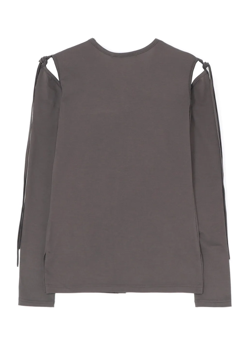 60/2 Cotton Jersey Top With Shoulder Ribbon Details