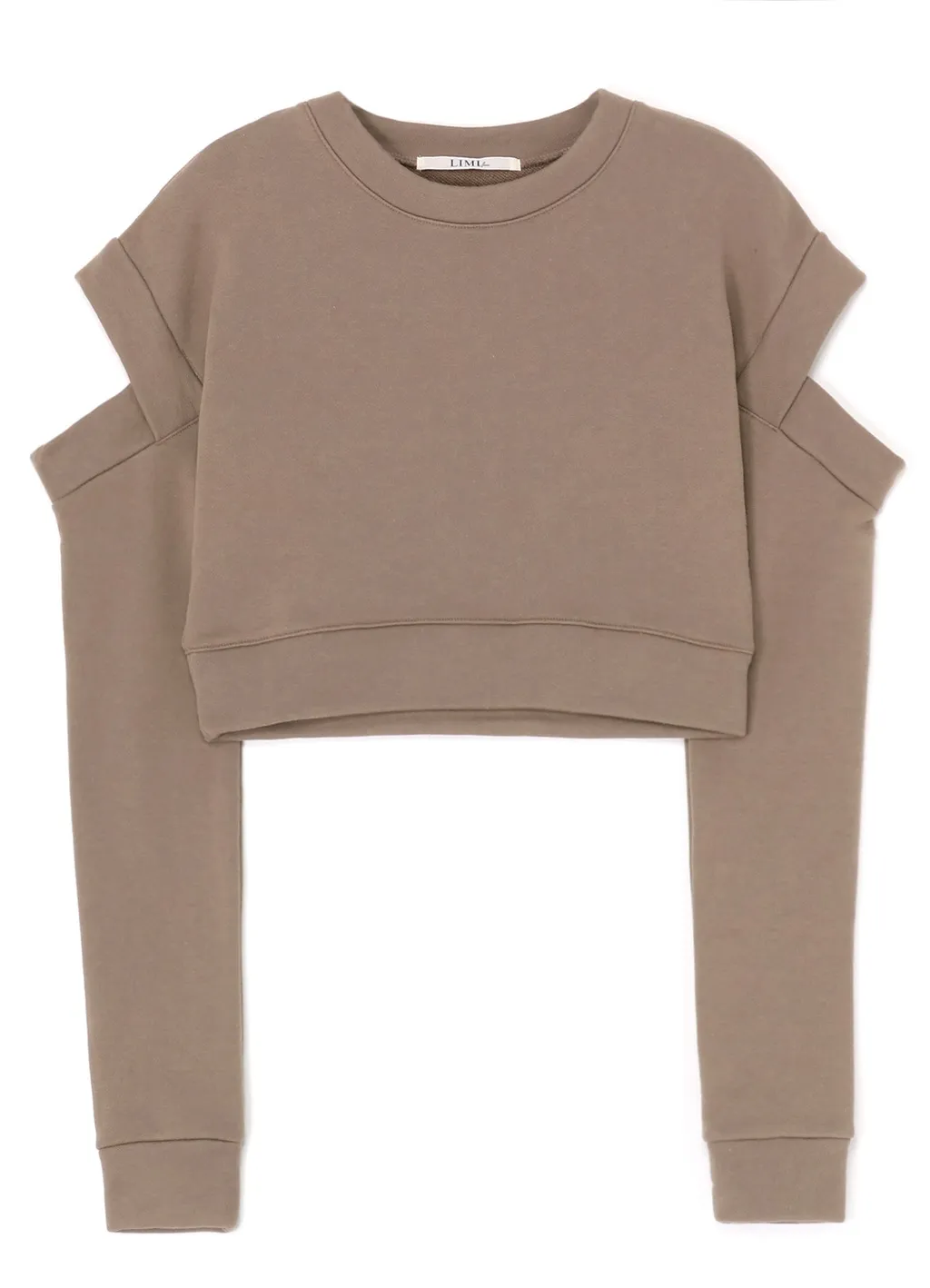 Tight Fleece Lining Short Pullover With Design Sleeve