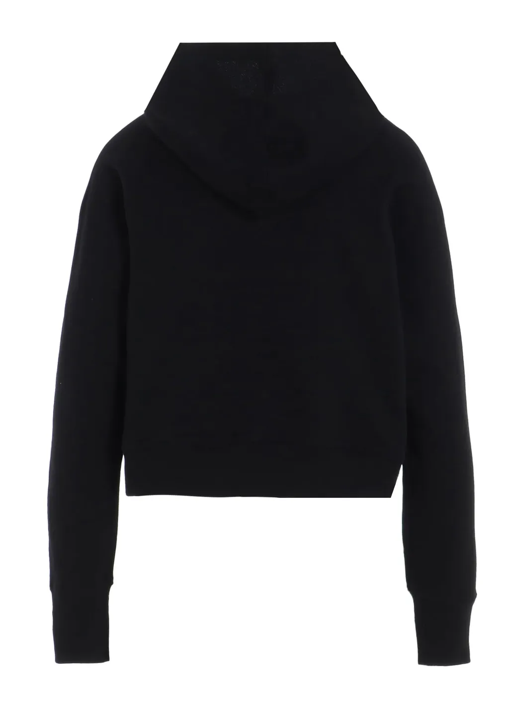 Short Fleece Lining Zip Sleeve Hoodie