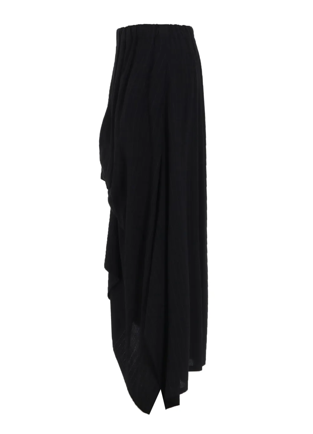 Stripe Irregular Hem Skirt