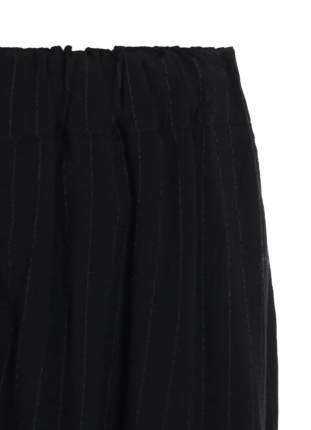 Stripe Irregular Hem Skirt