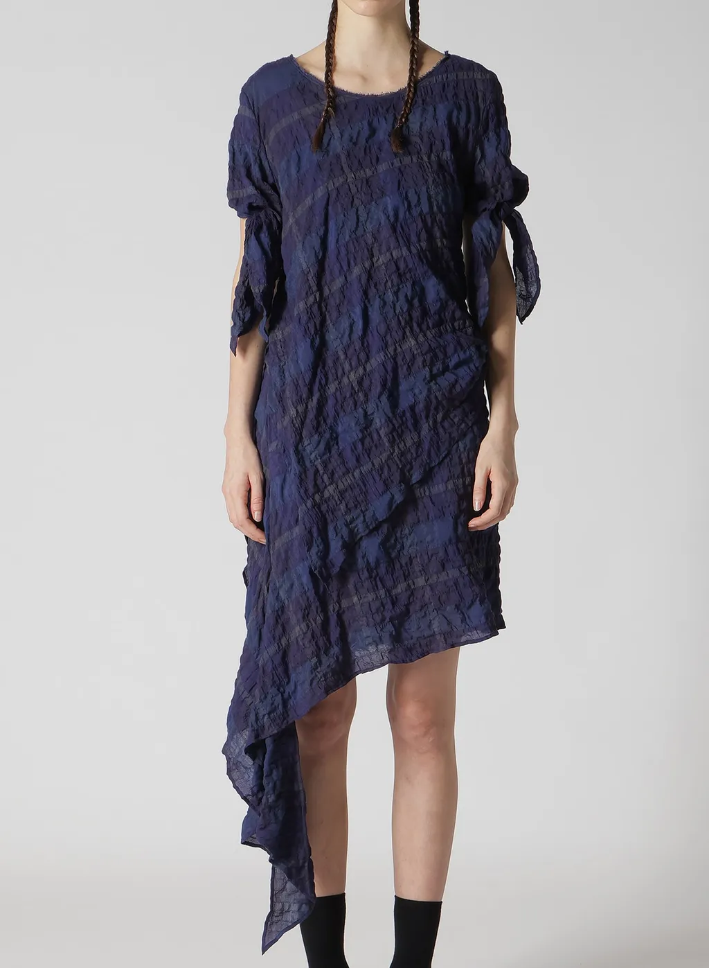 Plaid Ribbon Dress