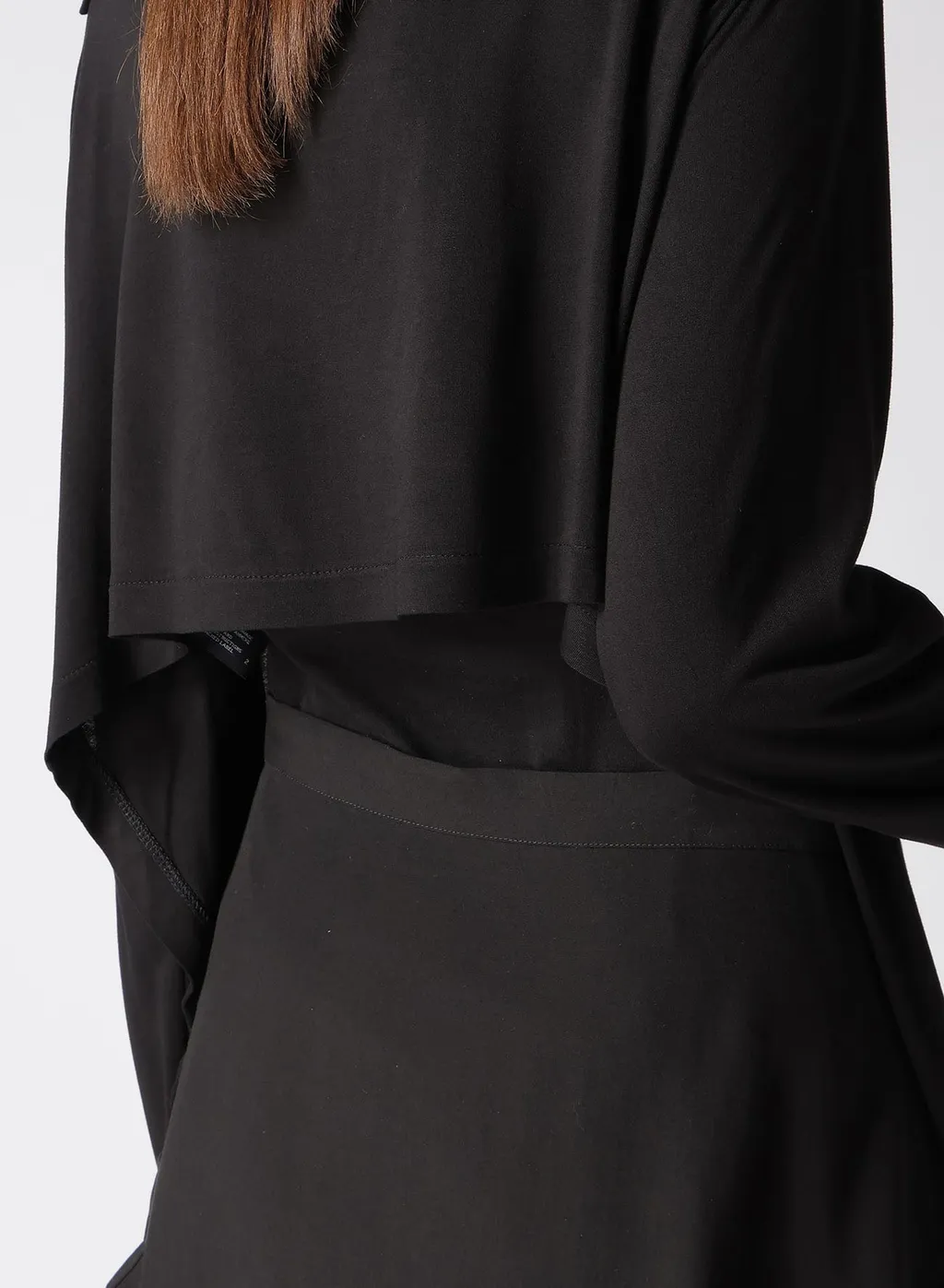 Rayon Jersey Hem Drape Cardigan