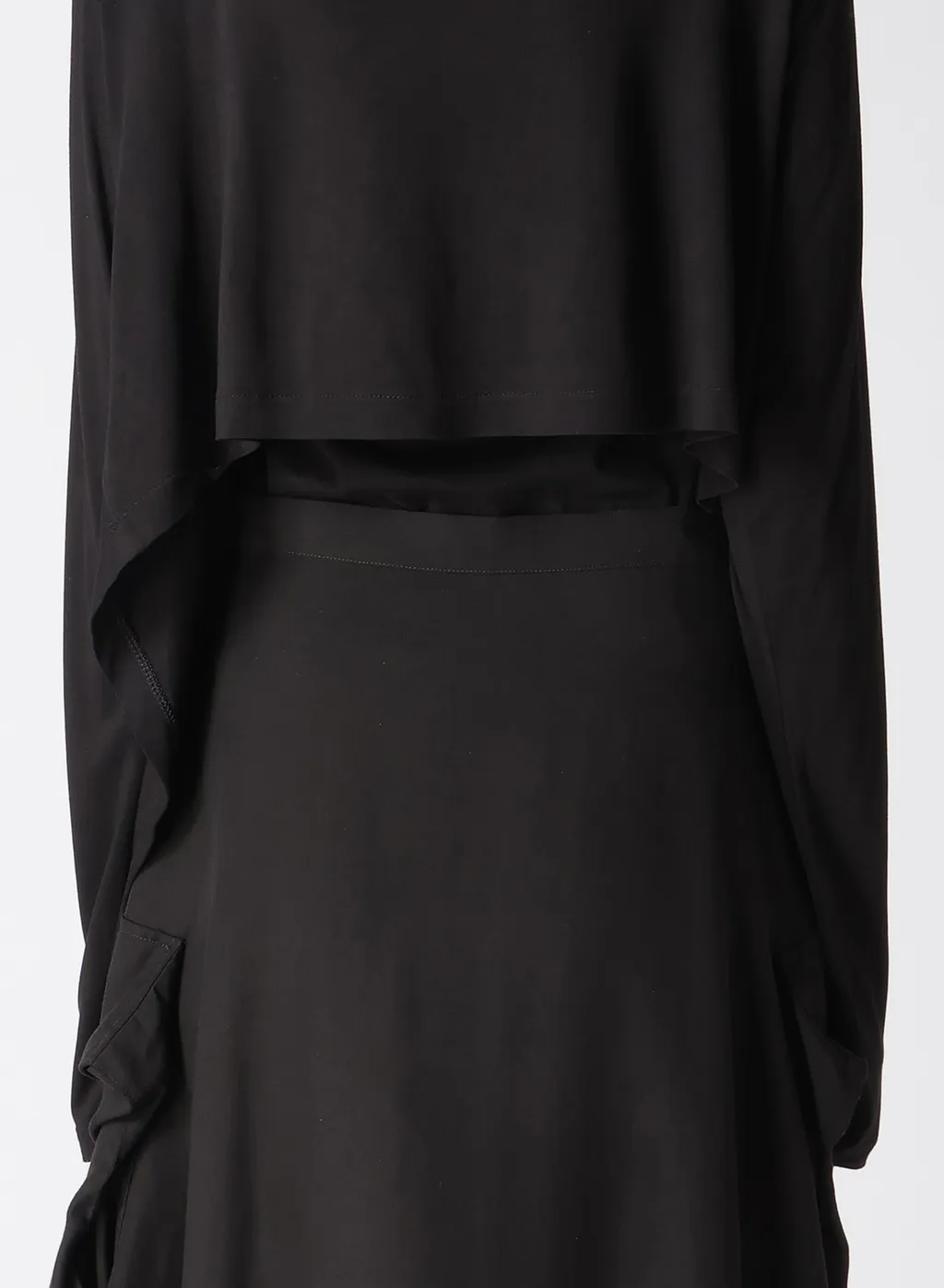 Rayon Jersey Hem Drape Cardigan
