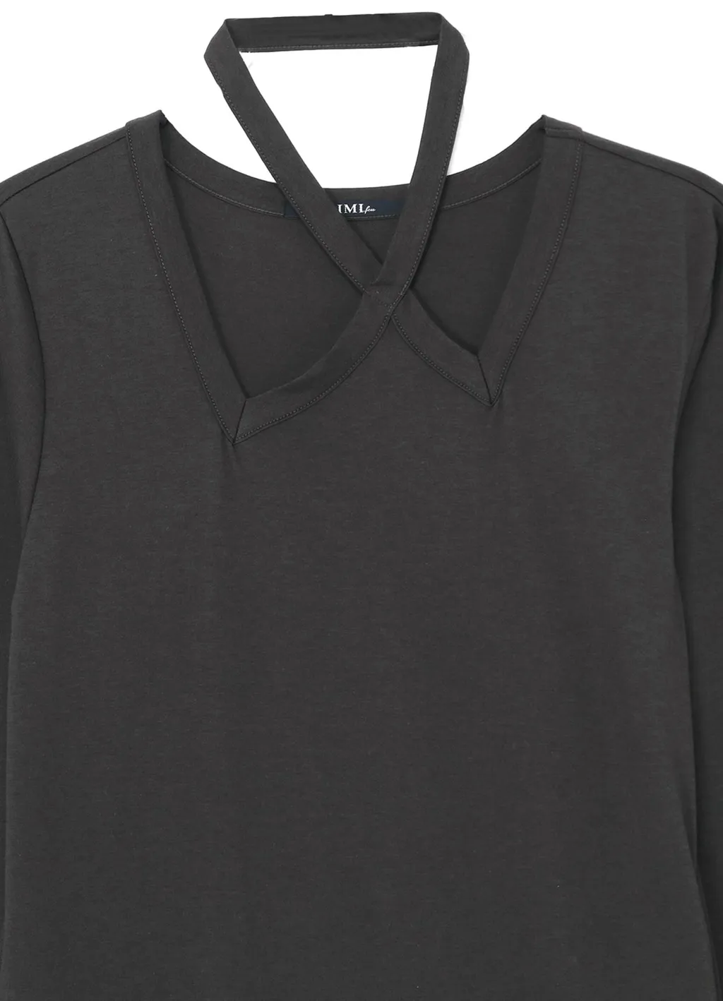 Lyocell/Cotton Jersey Cross Neck Dress