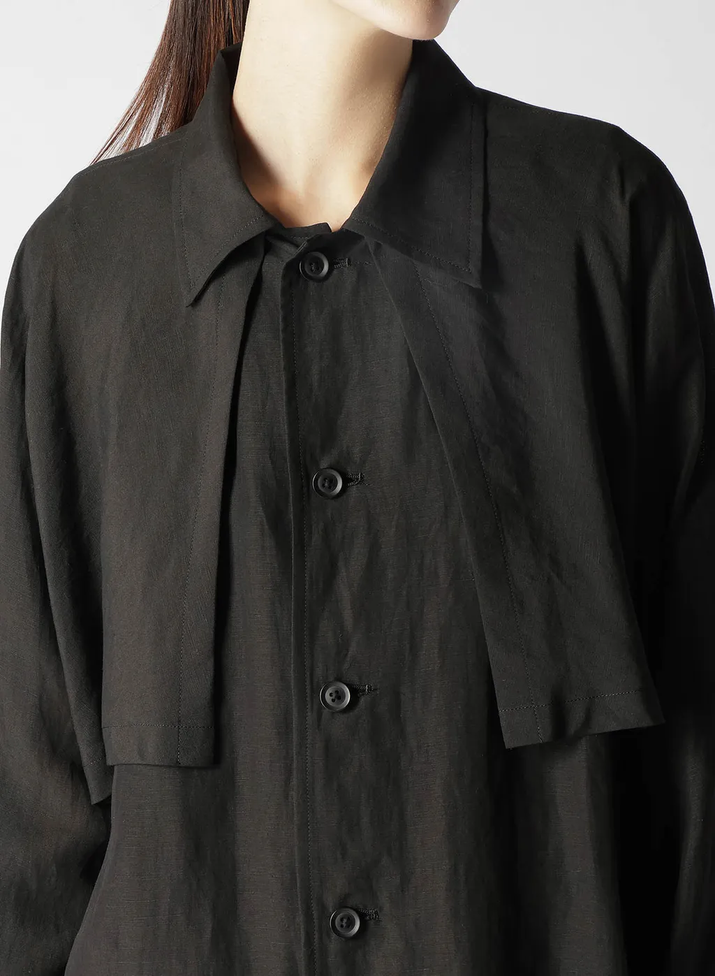 Linen Soft Lawn Rain Cover Coat