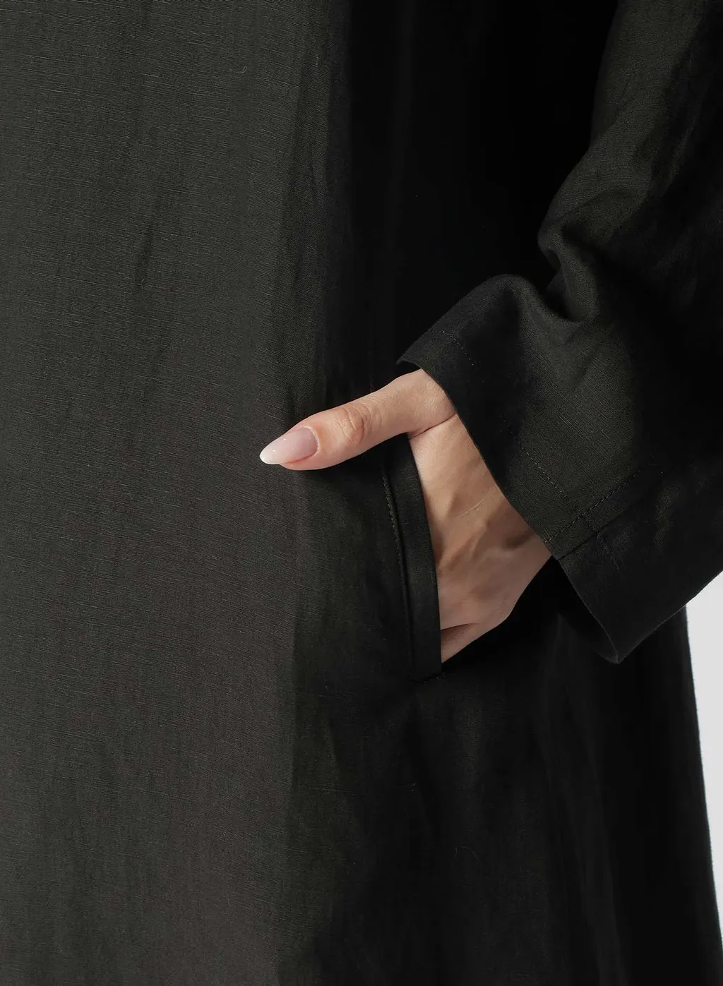 Linen Soft Lawn Rain Cover Coat
