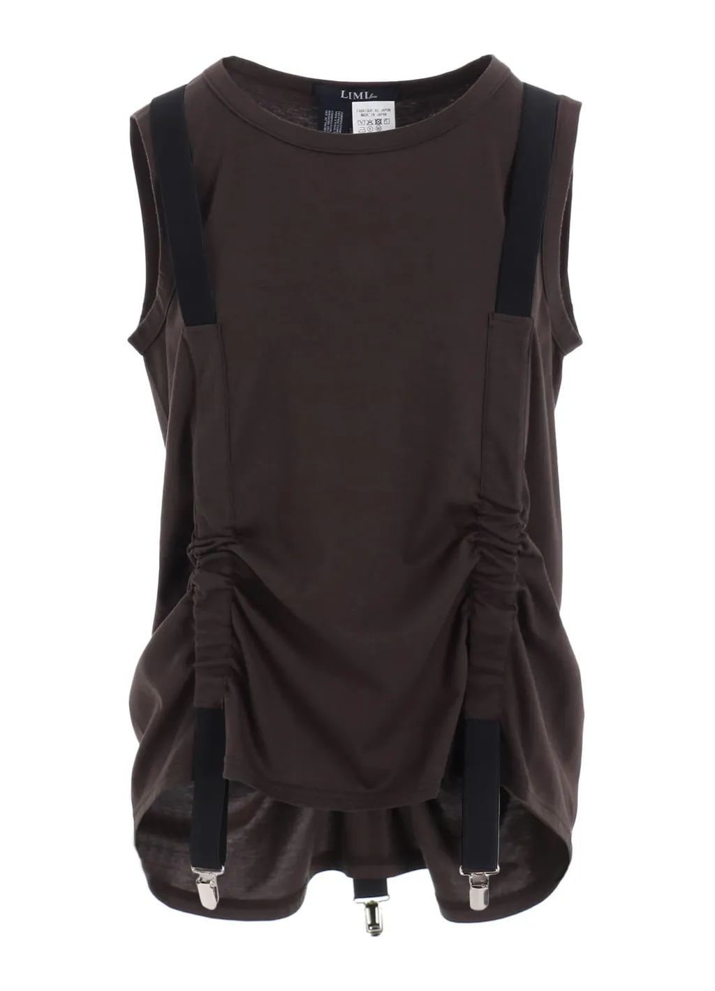 Plain Stitch Suspender Tank Top