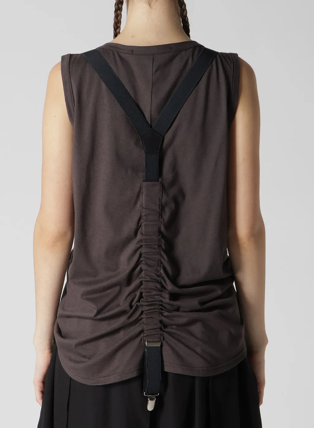 Plain Stitch Suspender Tank Top