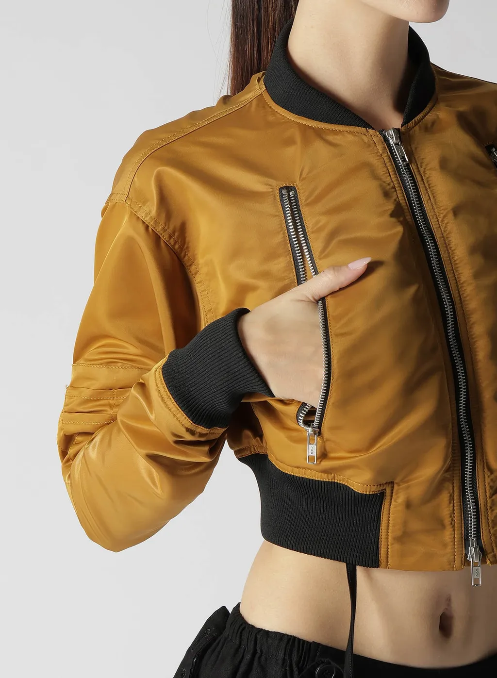 Nylon Twill Short Blouson