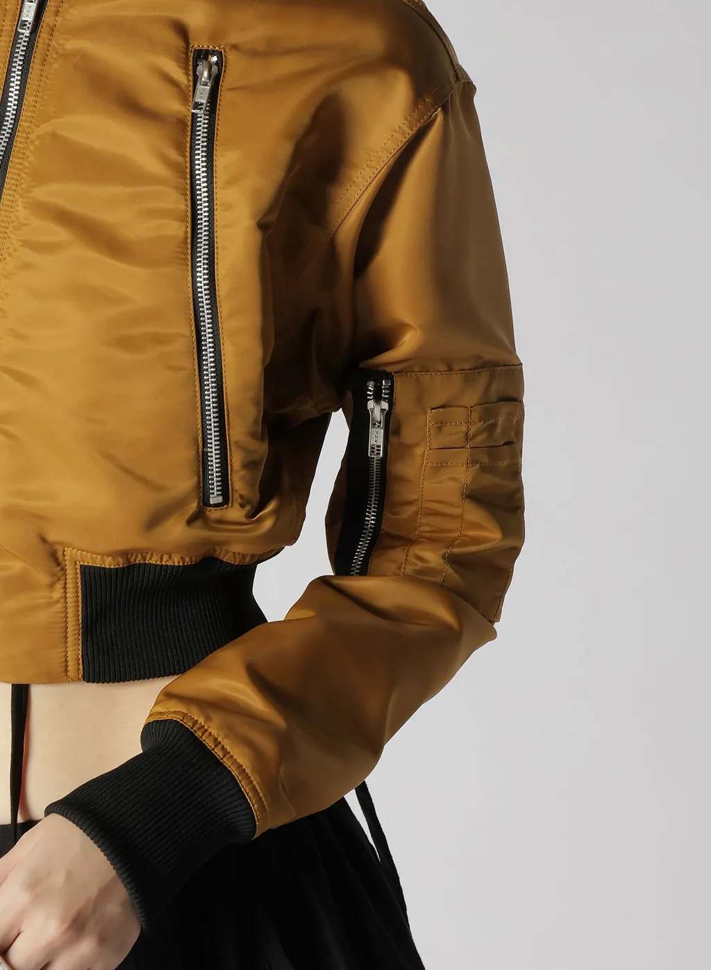 Nylon Twill Short Blouson