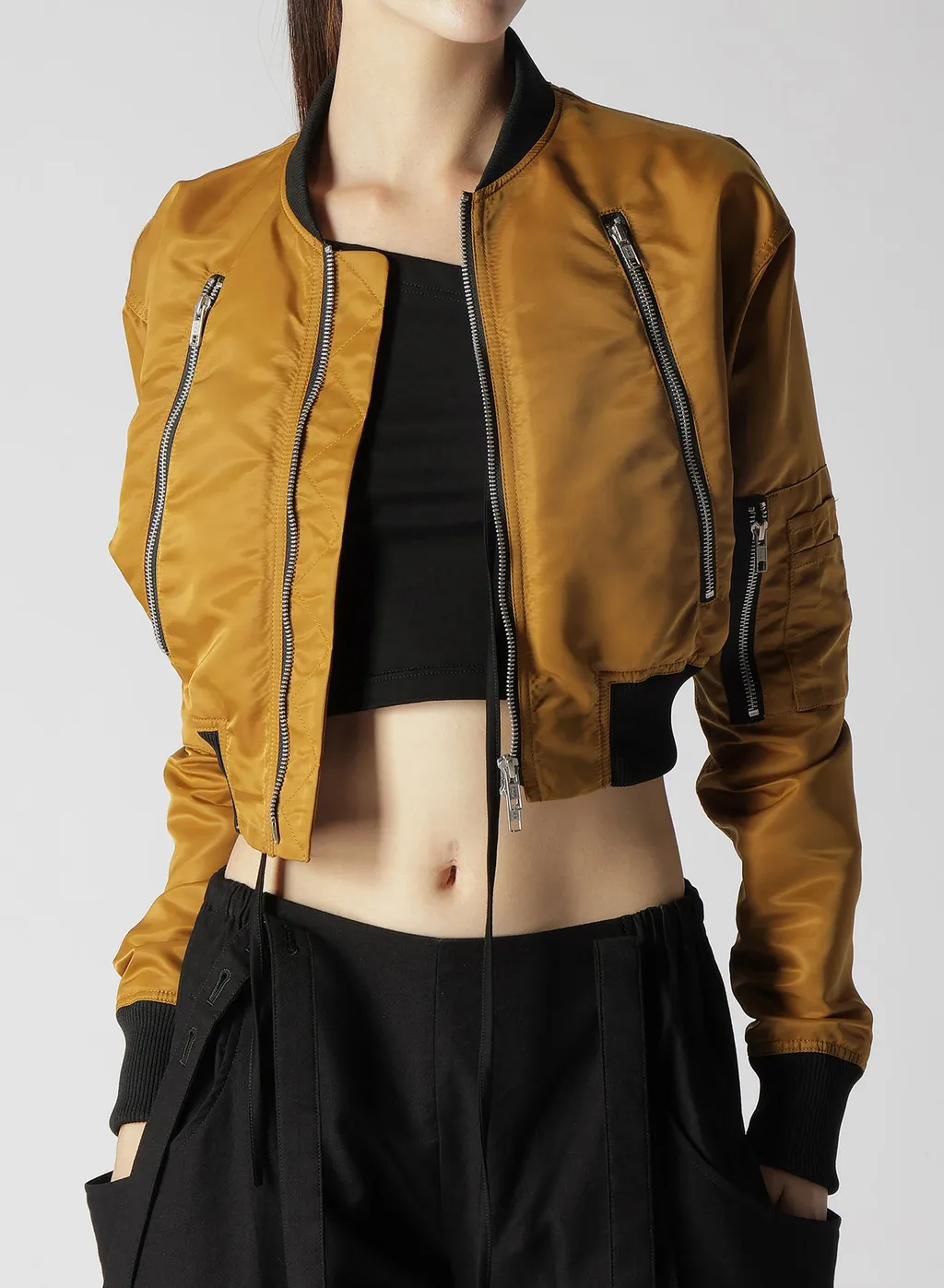 Nylon Twill Short Blouson