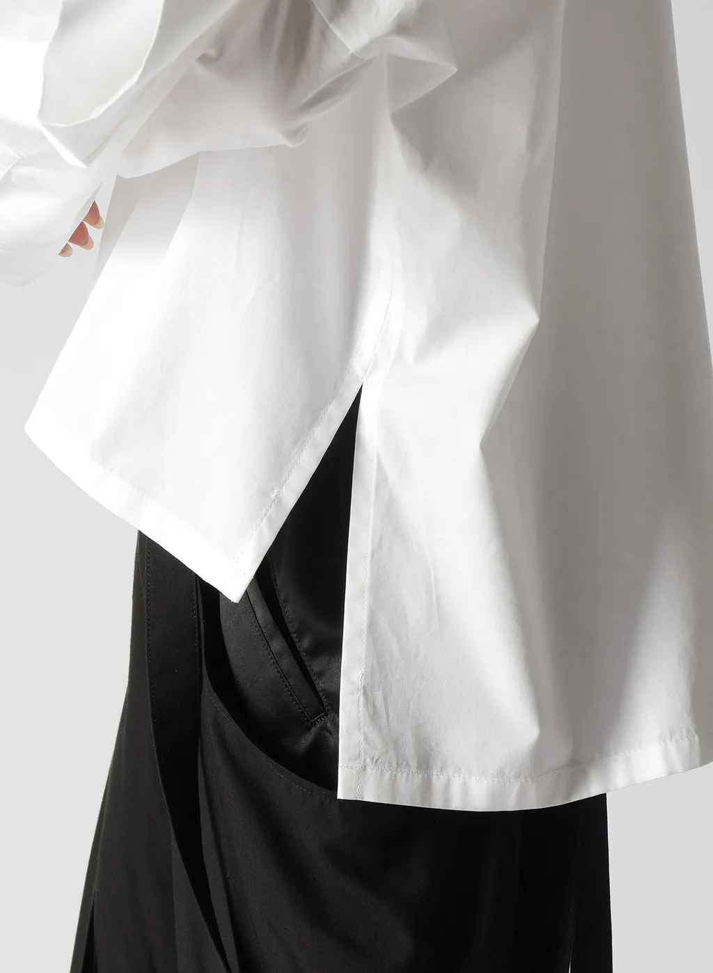 100/2 Broad Cotton Elbow Slit Shirt