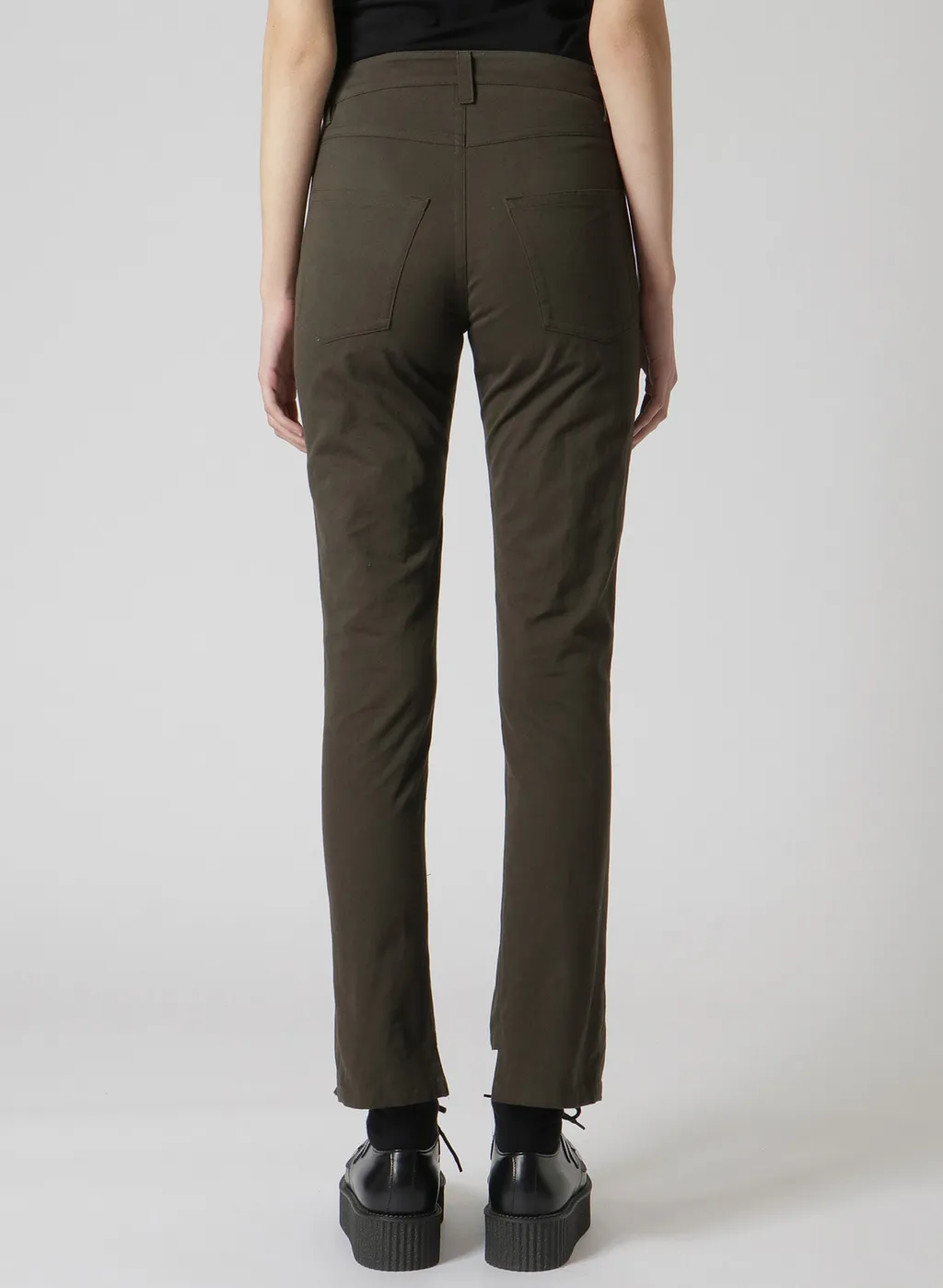 Slim Fit Pants With Leg Zippers
