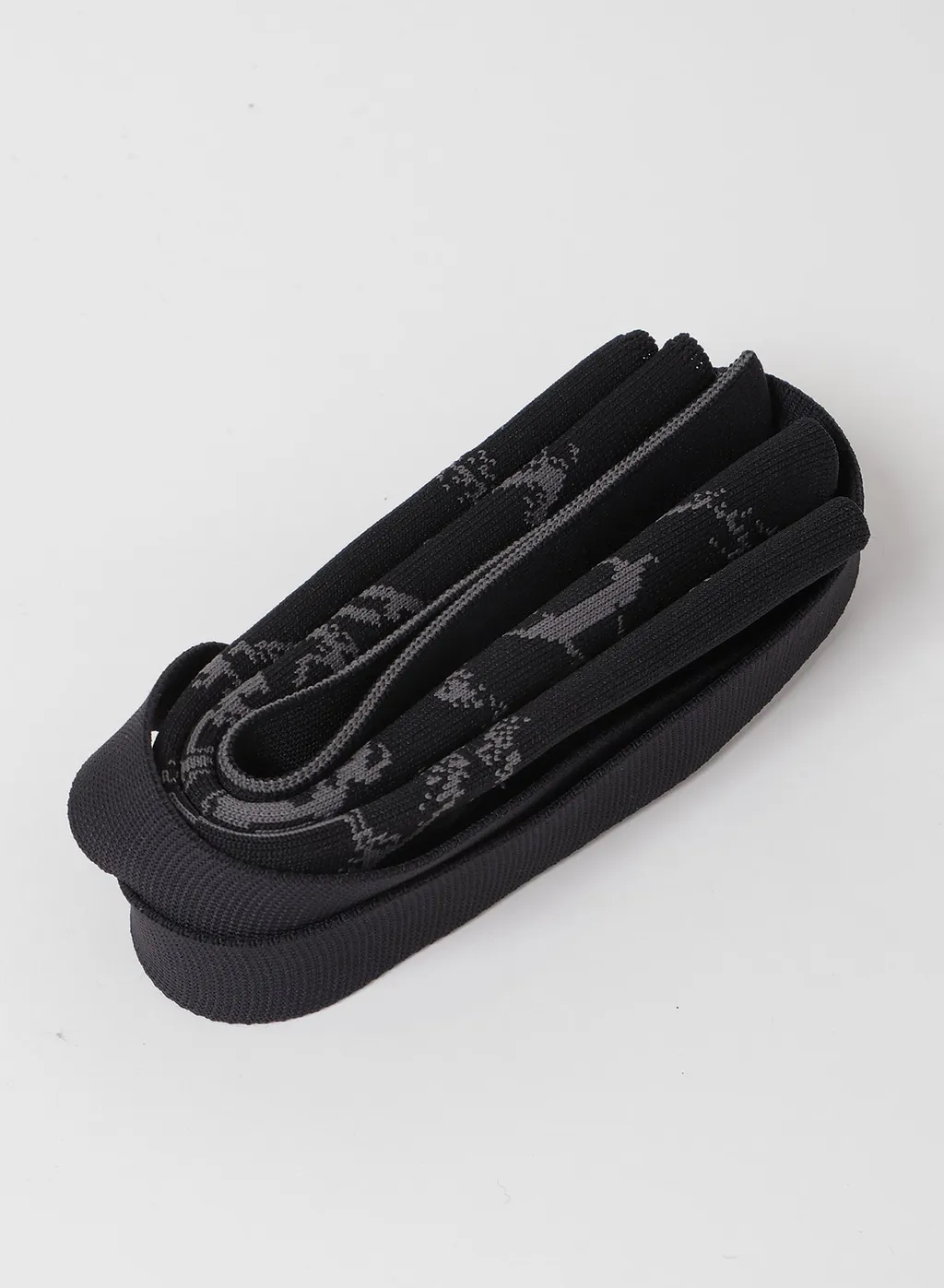 Logo Collage Foldable Knit Bag