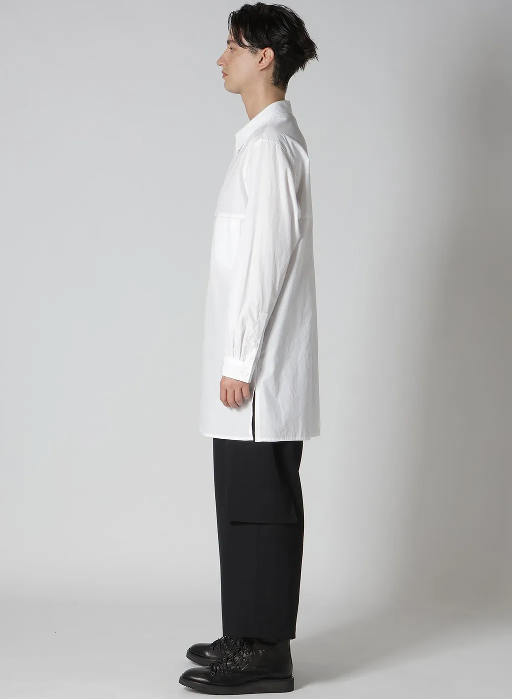 Broad Chain Stitch Blouse With Zipper