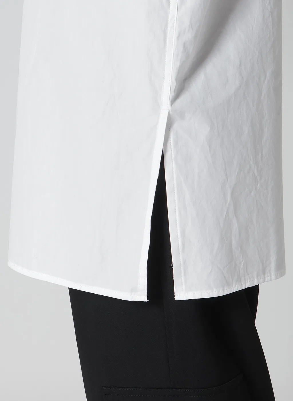 Broad Chain Stitch Blouse With Zipper