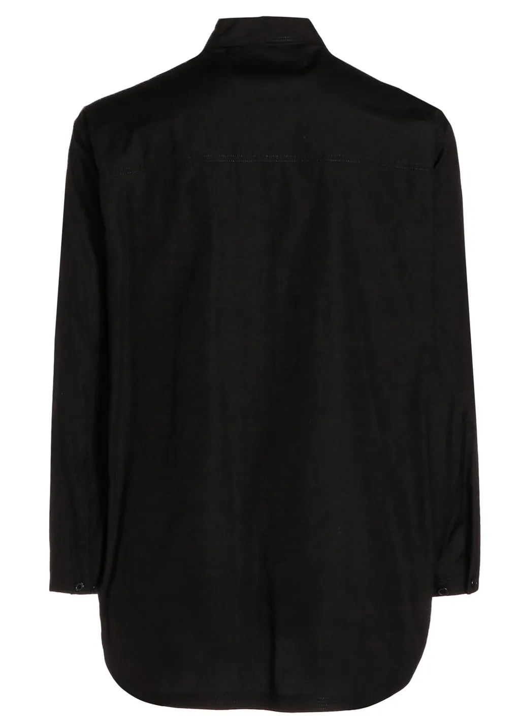 Chain Stitching Hem Facing Blouse