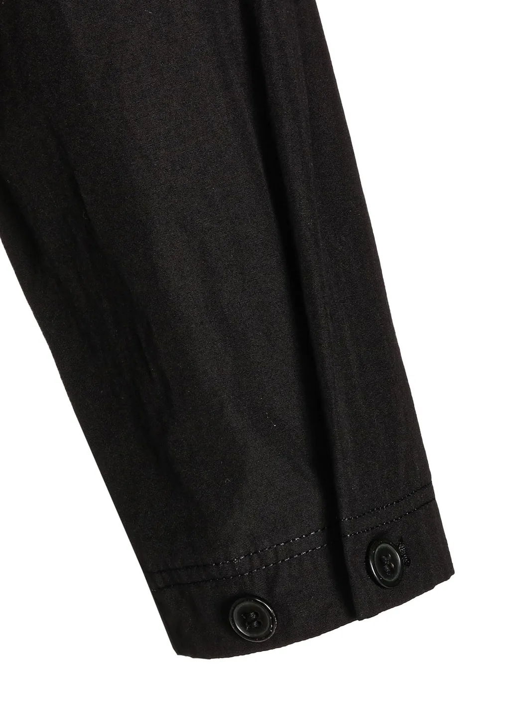 Chain Stitching Hem Facing Blouse