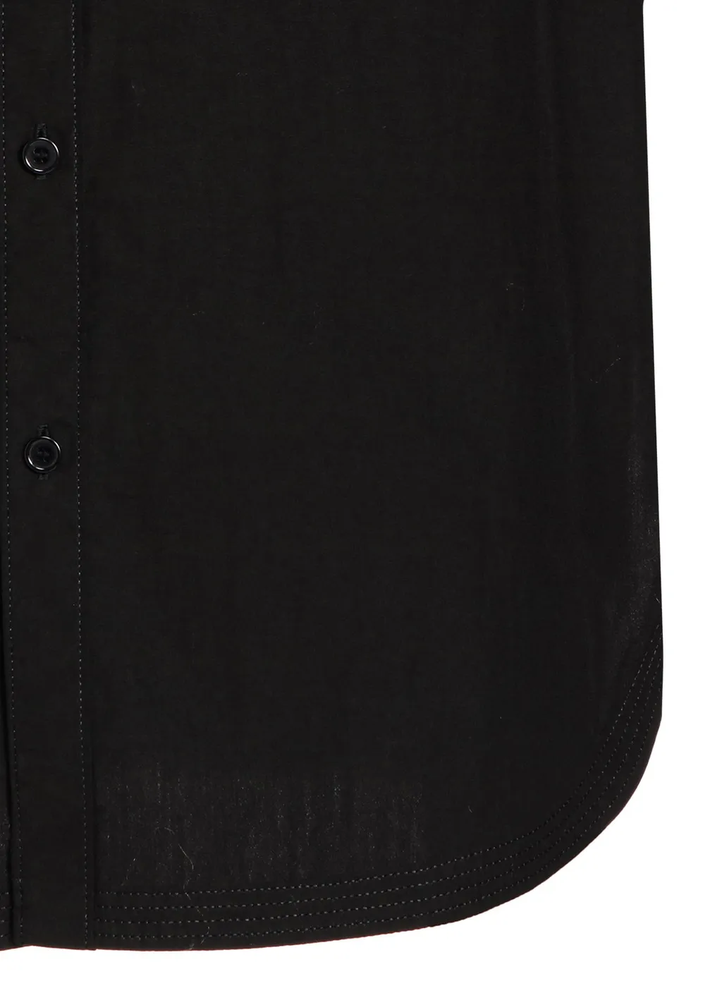 Chain Stitching Hem Facing Blouse