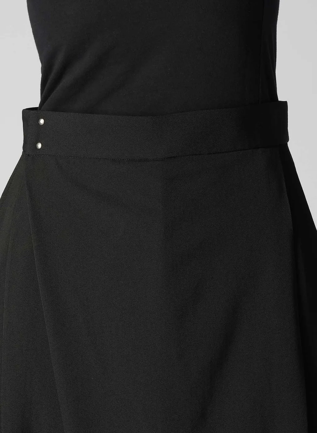 Washer Wool Gabardine Tucked Pants