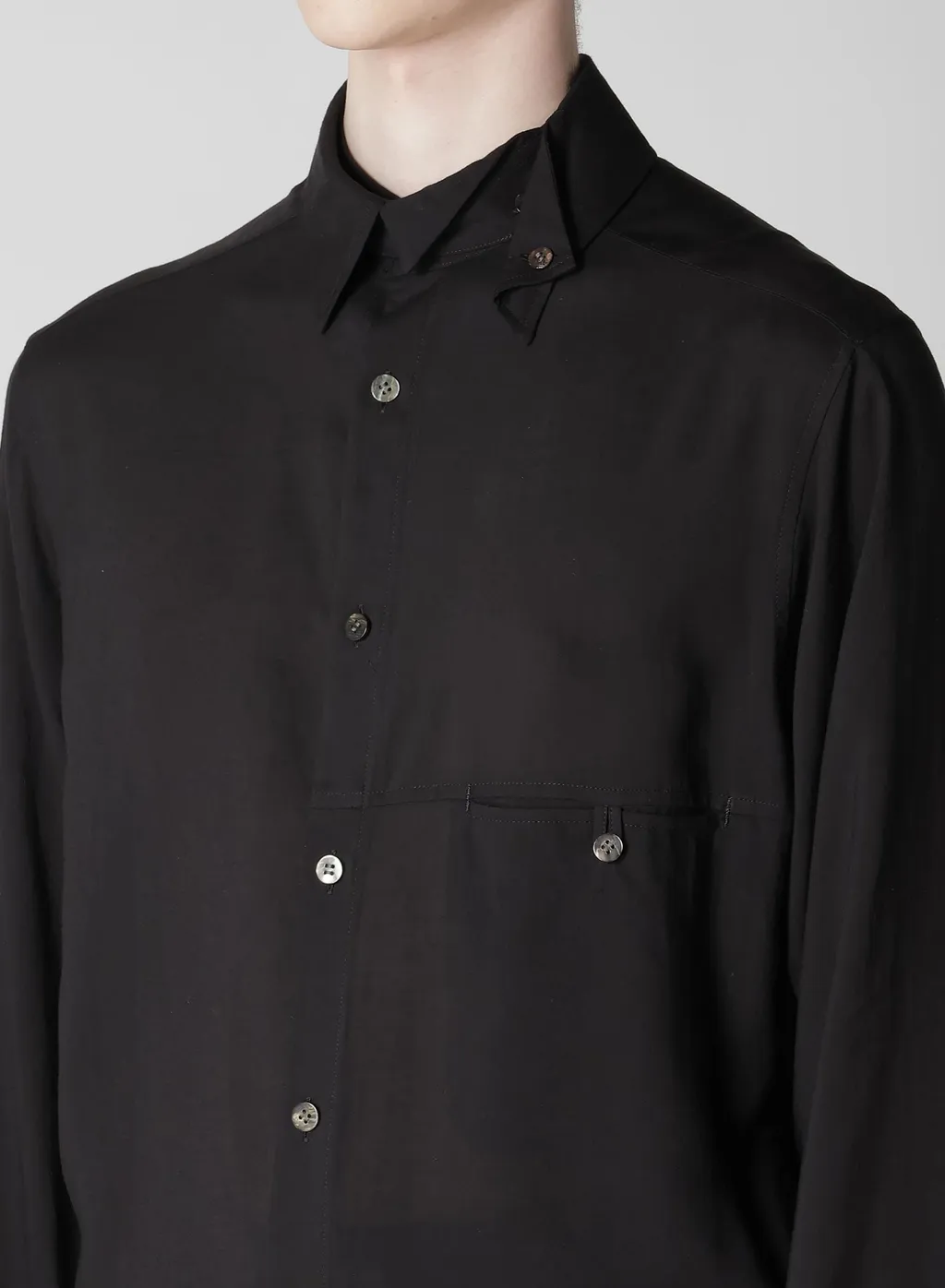 Cellulose Loan Arranged Spare Collar Blouse