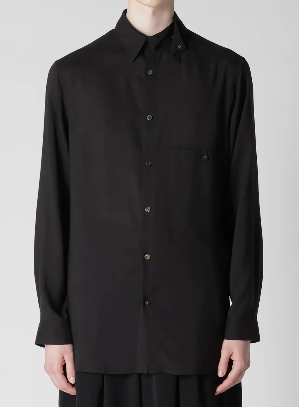 Cellulose Loan Arranged Spare Collar Blouse