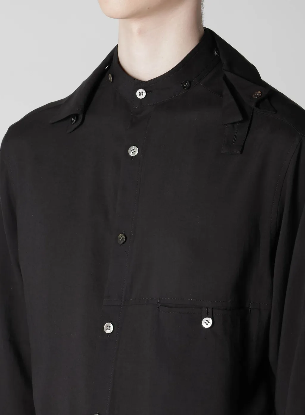 Cellulose Loan Arranged Spare Collar Blouse