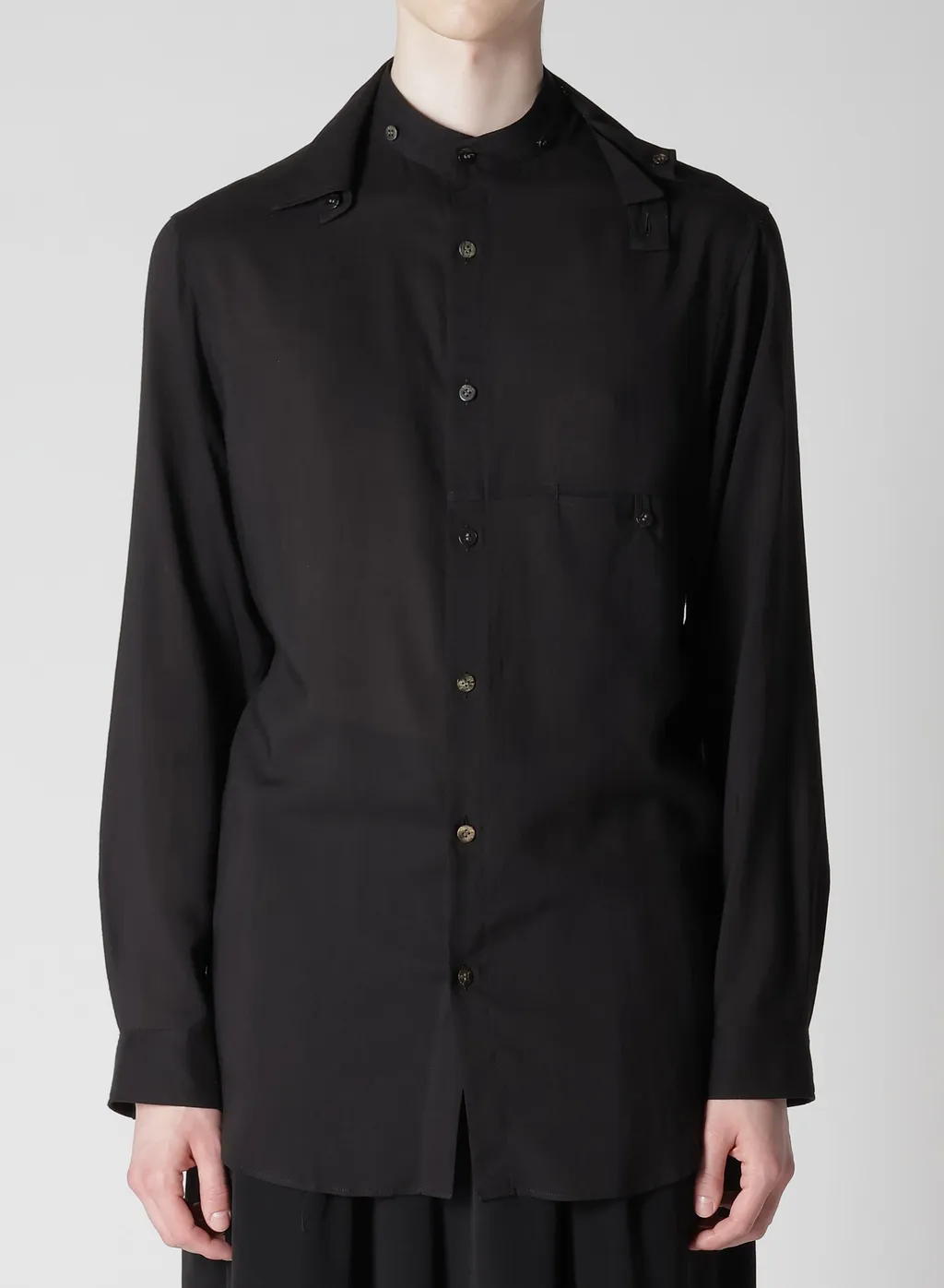 Cellulose Loan Arranged Spare Collar Blouse