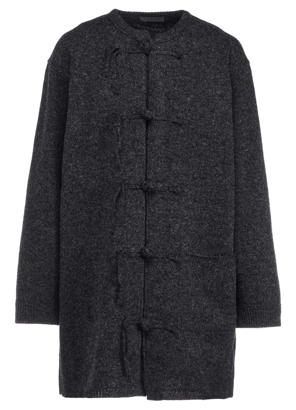 China Button Long Cardigan