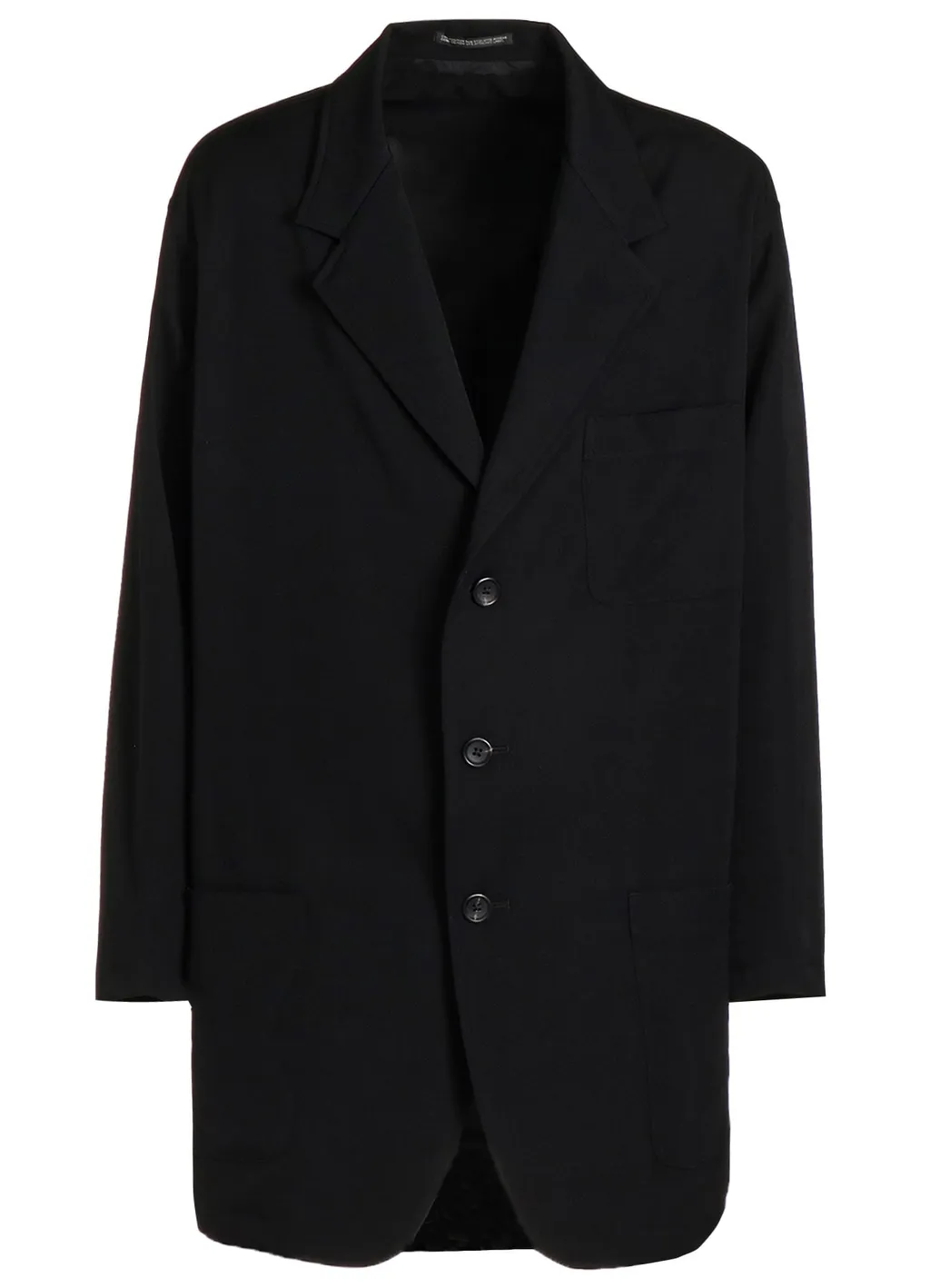 Wool Gabardine Blouson Tailored Jacket
