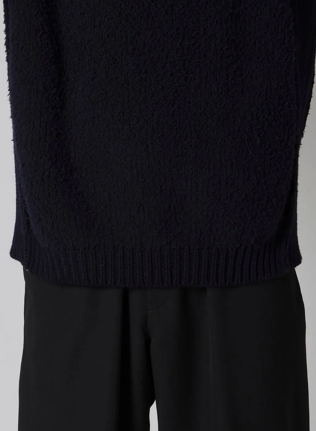 3G Jersey Notch Neck Side Rib Knit